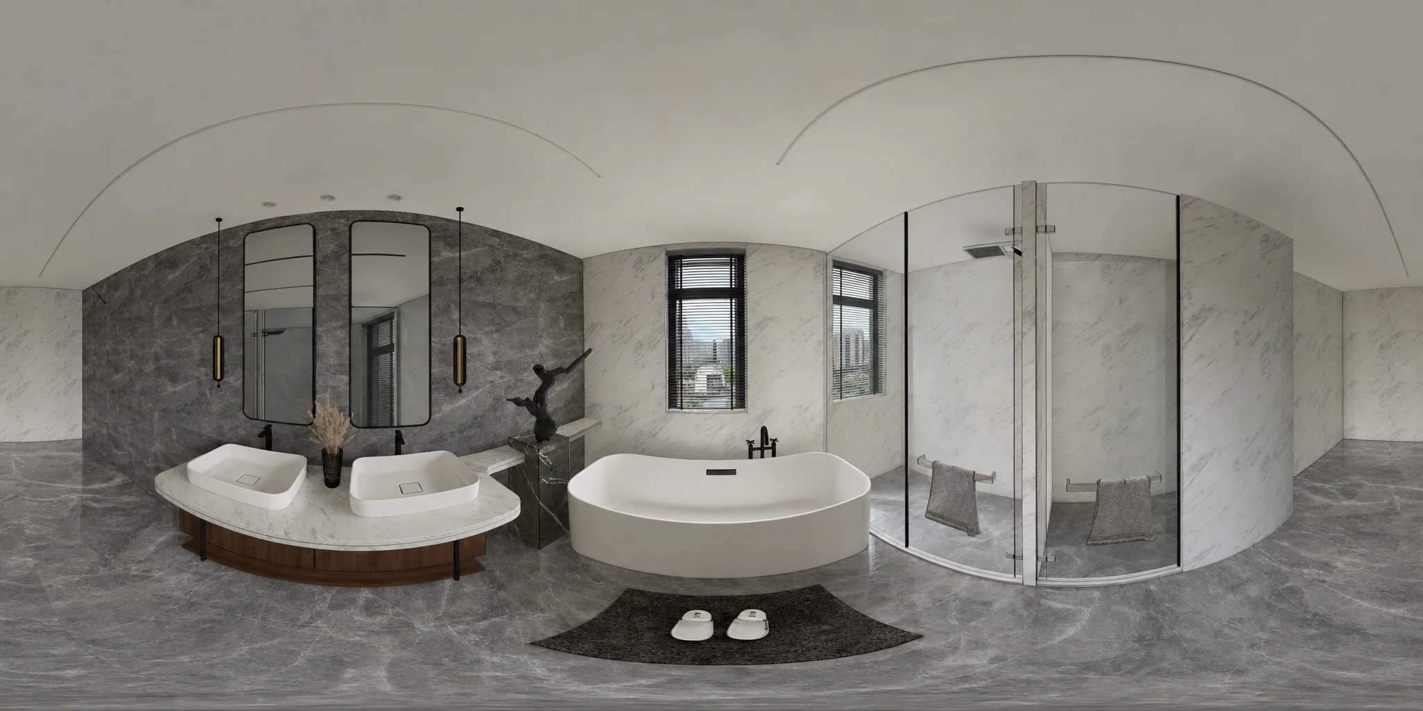 Panorama 360 gerado pelo Vizai Render